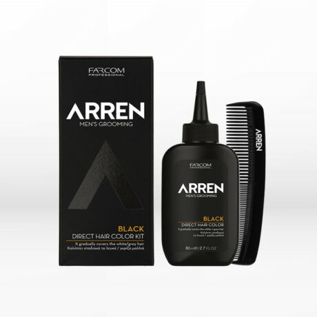 farcom arren direct hair color kit black 80ml